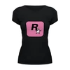 Заказать женскую футболку в Москве. Футболка базовая I'M Rockstar от Nalivaev - готовые дизайны и нанесение принтов.