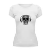 Заказать женскую футболку в Москве. Футболка базовая череп от THE_NISE  - готовые дизайны и нанесение принтов.