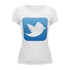 Заказать женскую футболку в Москве. Футболка базовая Twitter от Jimmy Flash - готовые дизайны и нанесение принтов.