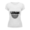 Заказать женскую футболку в Москве. Футболка базовая Lesbian (BLACK) от ZakonVash - готовые дизайны и нанесение принтов.