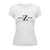 Заказать женскую футболку в Москве. Футболка базовая World War Z от THE_NISE  - готовые дизайны и нанесение принтов.