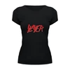 Заказать женскую футболку в Москве. Футболка базовая "Slayer" от Fedor - готовые дизайны и нанесение принтов.