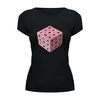 Заказать женскую футболку в Москве. Футболка базовая Black Pink  от cherdantcev - готовые дизайны и нанесение принтов.