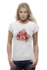 Заказать женскую футболку в Москве. Футболка базовая GirlRose от isha_art - готовые дизайны и нанесение принтов.
