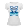 Заказать женскую футболку в Москве. Футболка базовая Киберлюди от geekbox - готовые дизайны и нанесение принтов.