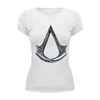 Заказать женскую футболку в Москве. Футболка базовая Assassin’s Creed от GeekFox  - готовые дизайны и нанесение принтов.