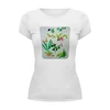 Заказать женскую футболку в Москве. Футболка базовая Ботаника от mrs-snit@yandex.ru - готовые дизайны и нанесение принтов.