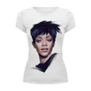 Заказать женскую футболку в Москве. Футболка базовая Rihanna от kreed - готовые дизайны и нанесение принтов.
