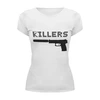Заказать женскую футболку в Москве. Футболка базовая The Killers   от cherdantcev - готовые дизайны и нанесение принтов.