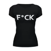 Заказать женскую футболку в Москве. Футболка базовая F*ck Covid от skynatural - готовые дизайны и нанесение принтов.