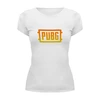 Заказать женскую футболку в Москве. Футболка базовая игра PUBG от THE_NISE  - готовые дизайны и нанесение принтов.