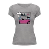 Заказать женскую футболку в Москве. Футболка базовая Важный кот от T-shirt print  - готовые дизайны и нанесение принтов.