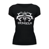 Заказать женскую футболку в Москве. Футболка базовая  Stone Sour от geekbox - готовые дизайны и нанесение принтов.