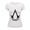 Заказать женскую футболку в Москве. Футболка базовая Assassin's Creed от sheverdin - готовые дизайны и нанесение принтов.