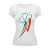 Заказать женскую футболку в Москве. Футболка базовая Rainbow Dash / Рейнбоу Дэш от crash - готовые дизайны и нанесение принтов.