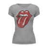 Заказать женскую футболку в Москве. Футболка базовая Rolling Stones от geekbox - готовые дизайны и нанесение принтов.