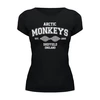 Заказать женскую футболку в Москве. Футболка базовая Arctic Monkeys от geekbox - готовые дизайны и нанесение принтов.