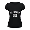Заказать женскую футболку в Москве. Футболка базовая BEARDMEN 001 от Borodachi - готовые дизайны и нанесение принтов.