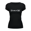 Заказать женскую футболку в Москве. Футболка базовая Fable от THE_NISE  - готовые дизайны и нанесение принтов.
