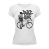 Заказать женскую футболку в Москве. Футболка базовая Bike Punk от oneredfoxstore@gmail.com - готовые дизайны и нанесение принтов.