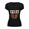 Заказать женскую футболку в Москве. Футболка базовая The Beatles   от cherdantcev - готовые дизайны и нанесение принтов.