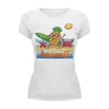 Заказать женскую футболку в Москве. Футболка базовая Hawaii    от T-shirt print  - готовые дизайны и нанесение принтов.