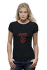 Заказать женскую футболку в Москве. Футболка базовая Anthrax от Fedor - готовые дизайны и нанесение принтов.