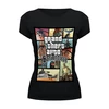 Заказать женскую футболку в Москве. Футболка базовая Grand Theft Auto San Andreas от Nalivaev - готовые дизайны и нанесение принтов.