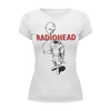 Заказать женскую футболку в Москве. Футболка базовая Radiohead  от geekbox - готовые дизайны и нанесение принтов.