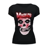 Заказать женскую футболку в Москве. Футболка базовая Misfits от Николай  Вахлаков  - готовые дизайны и нанесение принтов.