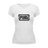Заказать женскую футболку в Москве. Футболка базовая  игра PUBG от THE_NISE  - готовые дизайны и нанесение принтов.