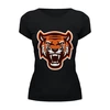 Заказать женскую футболку в Москве. Футболка базовая Tiger от Polilog - готовые дизайны и нанесение принтов.