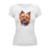 Заказать женскую футболку в Москве. Футболка базовая ❖Yorkshire Terrier❖ от balden - готовые дизайны и нанесение принтов.