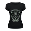 Заказать женскую футболку в Москве. Футболка базовая "Black Sabbath" от Fedor - готовые дизайны и нанесение принтов.