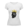 Заказать женскую футболку в Москве. Футболка базовая Lion king от YellowCloverShop - готовые дизайны и нанесение принтов.