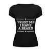 Заказать женскую футболку в Москве. Футболка базовая Trust Me от Borodachi - готовые дизайны и нанесение принтов.