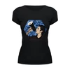 Заказать женскую футболку в Москве. Футболка базовая Matthew Bellamy от m.rossoff@yandex.ru - готовые дизайны и нанесение принтов.