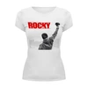 Заказать женскую футболку в Москве. Футболка базовая Rocky Balboa от Leichenwagen - готовые дизайны и нанесение принтов.