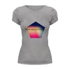 Заказать женскую футболку в Москве. Футболка базовая Time Machine от JPshirt - готовые дизайны и нанесение принтов.