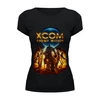 Заказать женскую футболку в Москве. Футболка базовая X-COM 2 от Curipopik - готовые дизайны и нанесение принтов.
