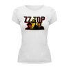 Заказать женскую футболку в Москве. Футболка базовая ZZ TOP от BURNSHIRTS - готовые дизайны и нанесение принтов.
