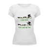 Заказать женскую футболку в Москве. Футболка базовая I like dogs от white_irbis - готовые дизайны и нанесение принтов.