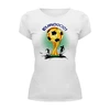 Заказать женскую футболку в Москве. Футболка базовая ✪ЕВРО-2021✪ от balden - готовые дизайны и нанесение принтов.