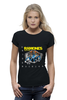 Заказать женскую футболку в Москве. Футболка базовая  The Ramones от Fedor - готовые дизайны и нанесение принтов.