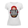 Заказать женскую футболку в Москве. Футболка базовая RUSSIAN DESIGN от balden - готовые дизайны и нанесение принтов.
