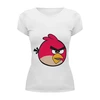 Заказать женскую футболку в Москве. Футболка базовая Angry birds от Diana Rabinovich - готовые дизайны и нанесение принтов.