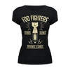 Заказать женскую футболку в Москве. Футболка базовая Foo Fighters от geekbox - готовые дизайны и нанесение принтов.