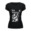Заказать женскую футболку в Москве. Футболка базовая Боб Марли от luta - готовые дизайны и нанесение принтов.