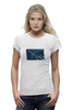 Заказать женскую футболку в Москве. Футболка базовая Женская футболка от fly - готовые дизайны и нанесение принтов.