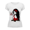 Заказать женскую футболку в Москве. Футболка базовая  Amy  Winehouse от Fedor - готовые дизайны и нанесение принтов.